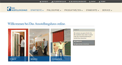 Desktop Screenshot of dasausstellungshaus.de