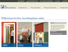 Tablet Screenshot of dasausstellungshaus.de